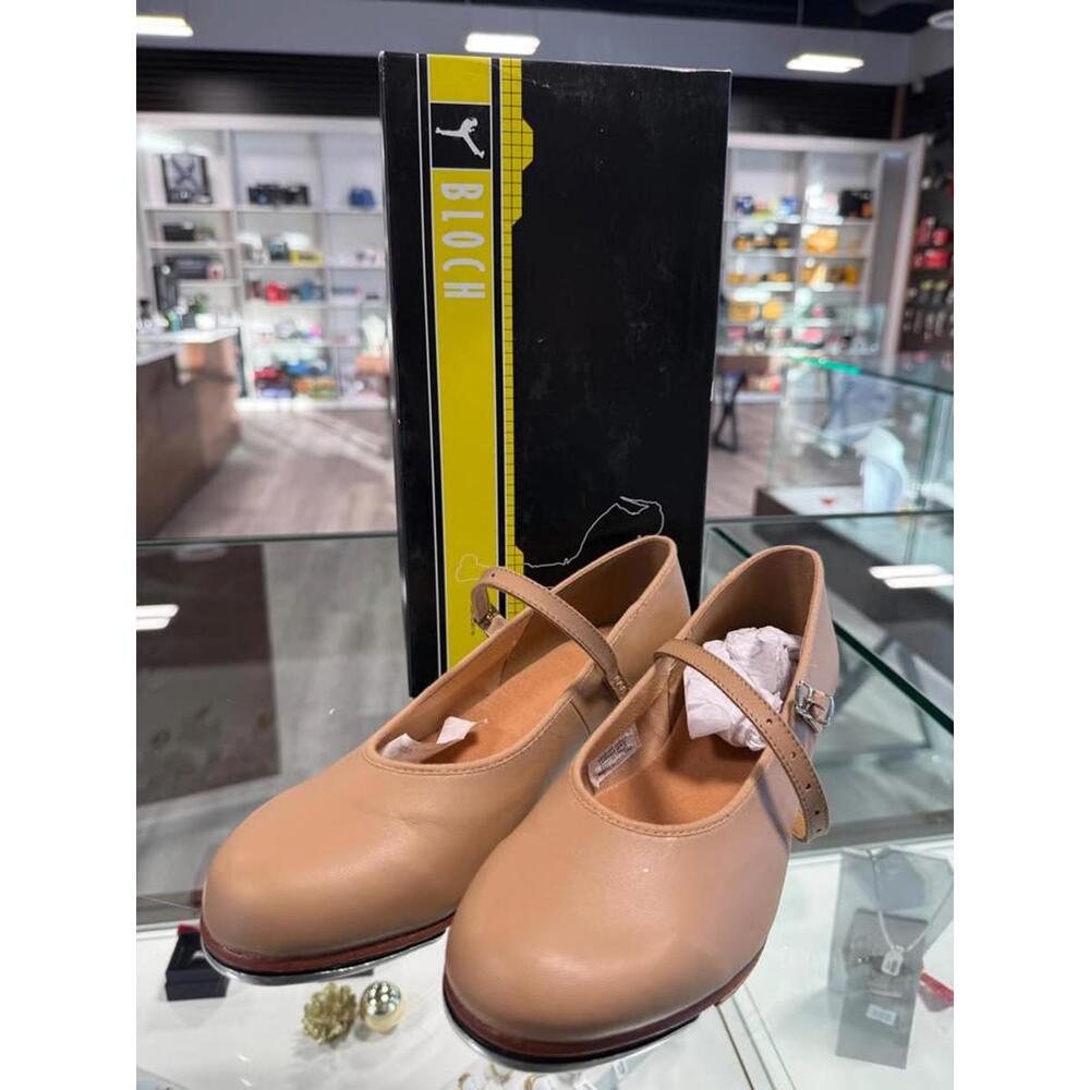 Bloch - Tan “Tap-On” Tap Shoes SZ: 8.5 *FORMER FLOOR MODEL*